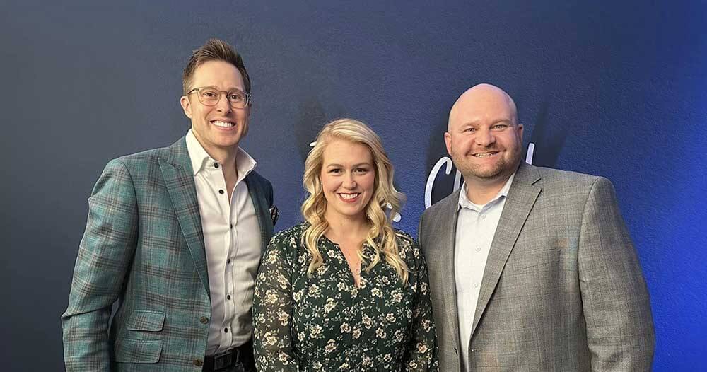 Dr. Emily McMahan WIth Hosts Of The Dr. Cliff Show